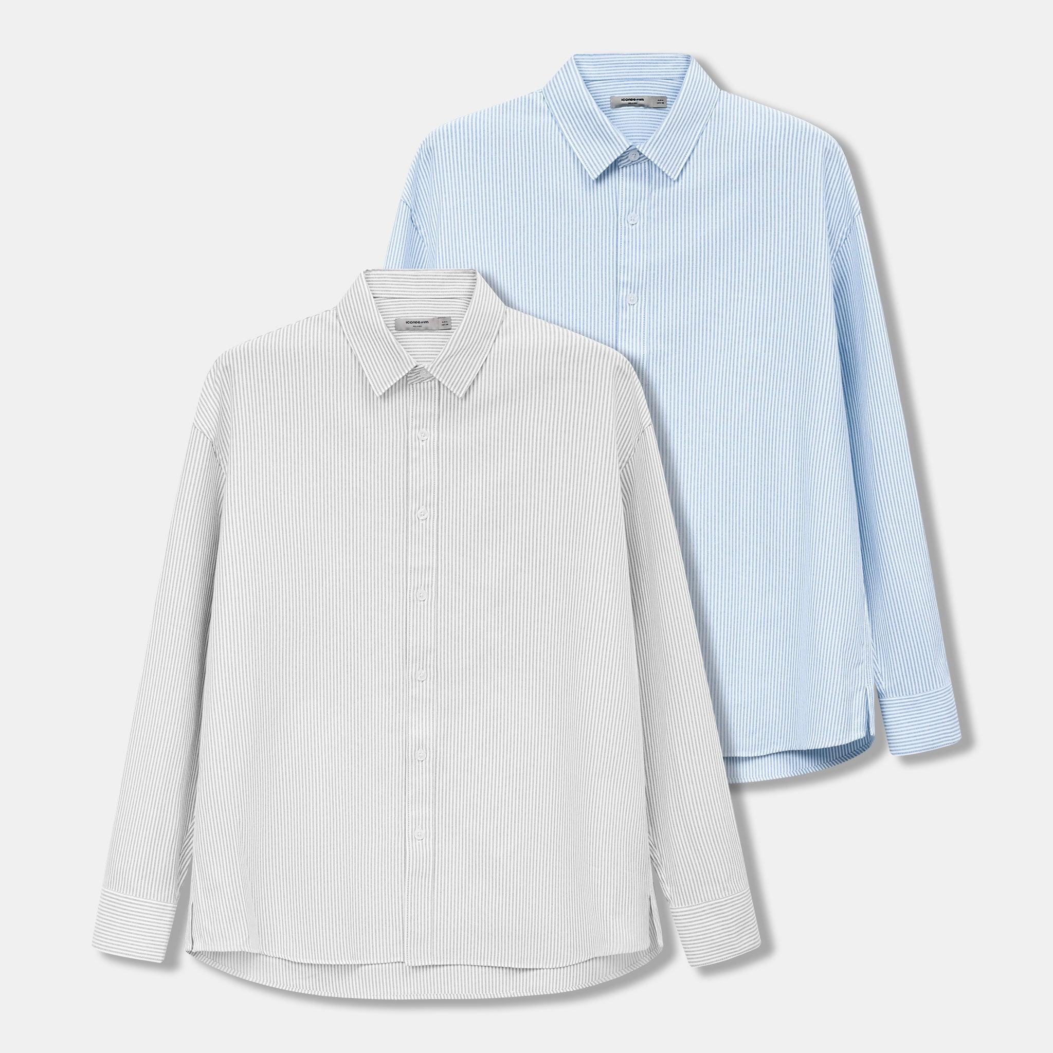 Áo Sơ Mi Nam Tay Dài Urban Stripe Form Relaxed