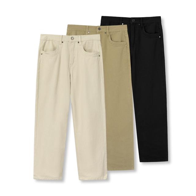 Quần Kaki Nam Ống Suông DualPocket Edge Form Straight